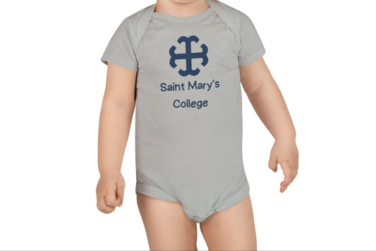 Saint Mary's College Baby Onesie | French Cross | Better in Blue Co.