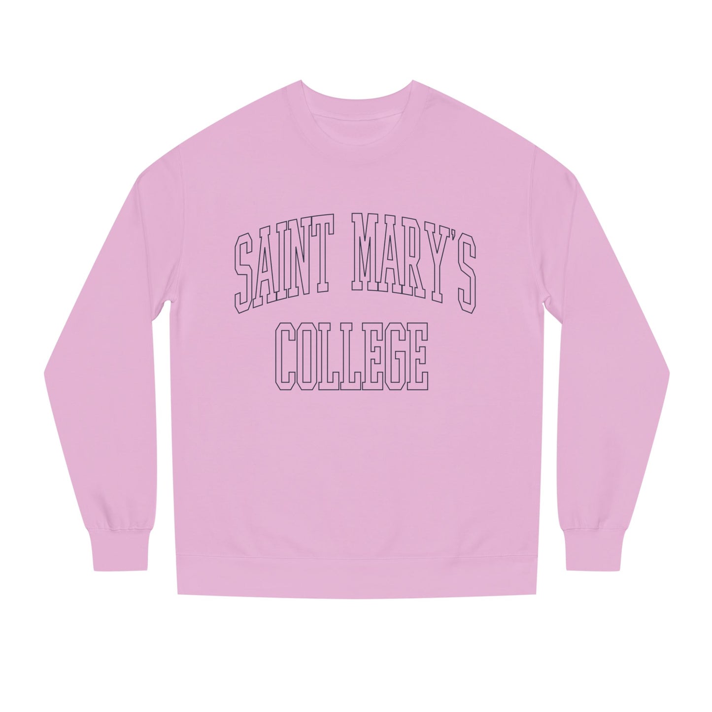 Saint Mary's College Outline Unisex Crew Neck Sweatshirt | Notre Dame, IN | Better in Blue Co.