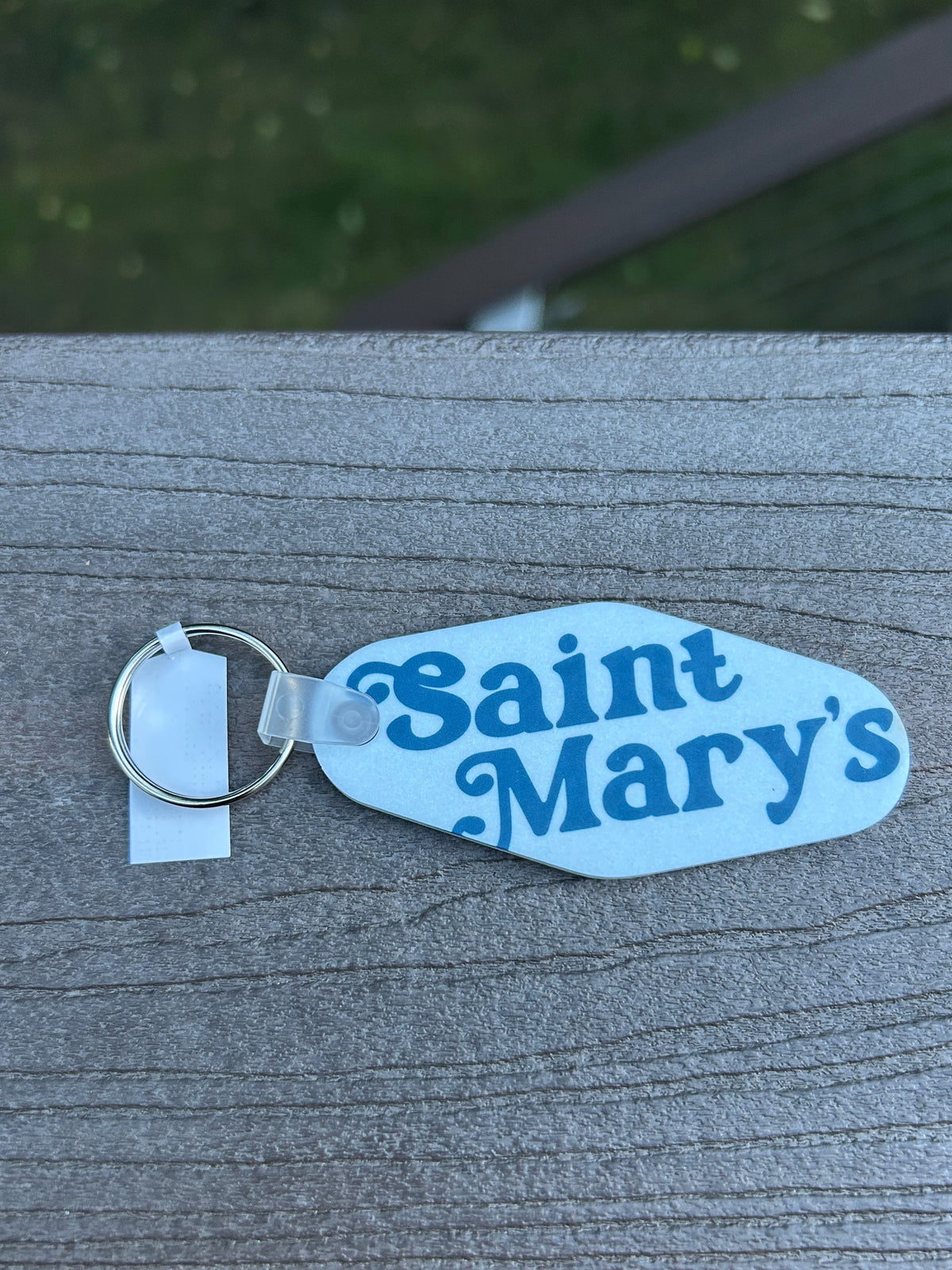 Saint Mary’s Retro Keychain | Belles Blue