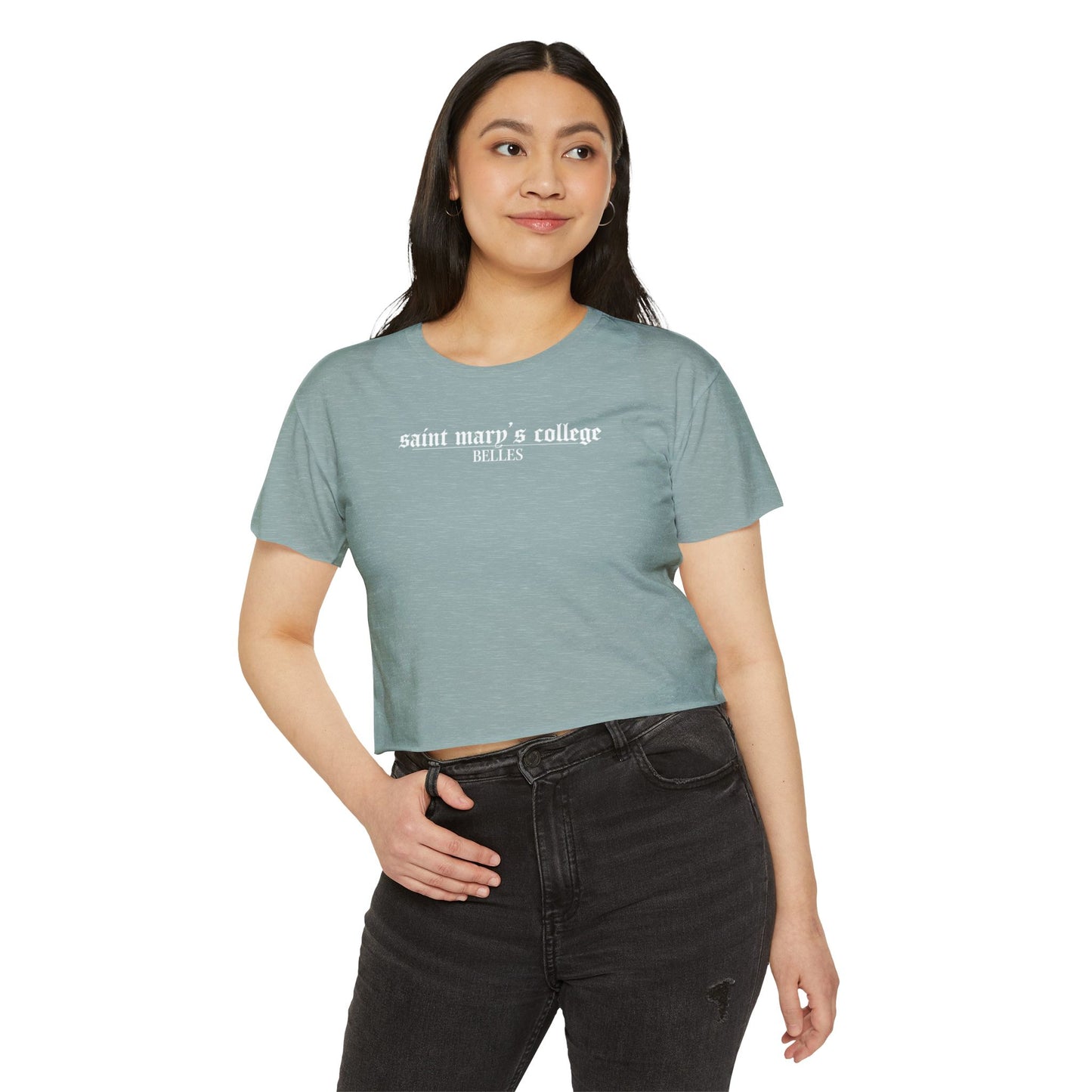 Saint Mary's College Belles Crop Top | Better in Blue Co.