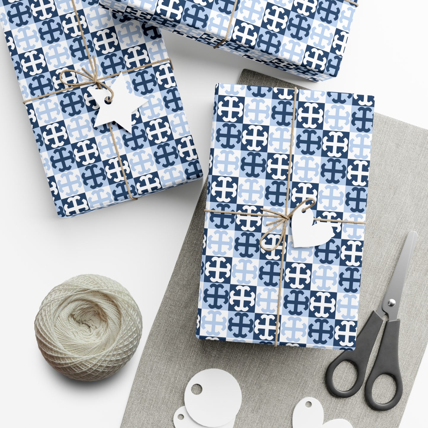 Saint Mary's College French Cross Wrapping Paper No. 6 | French Cross | Smick