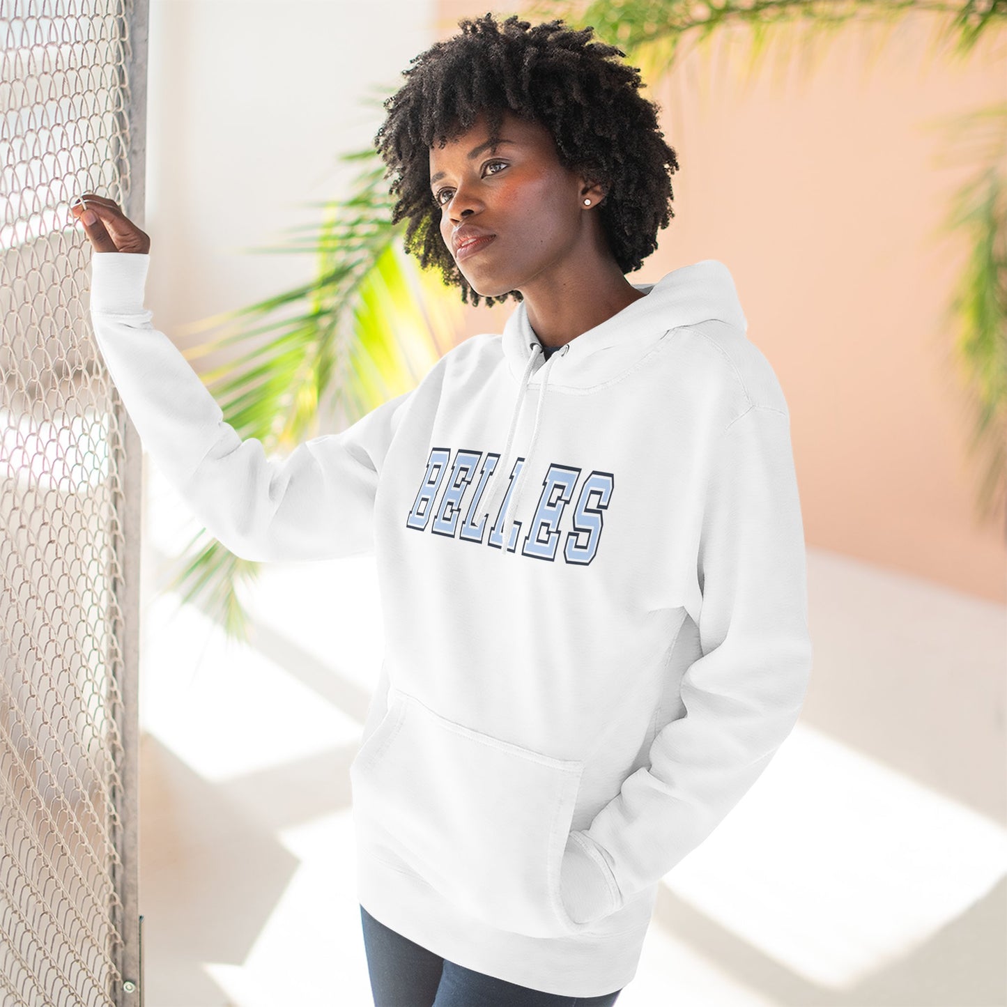 Saint Mary's College "BELLES" Fleece Hoodie | Navy Blue | Belles Blue | Better in Blue Co.