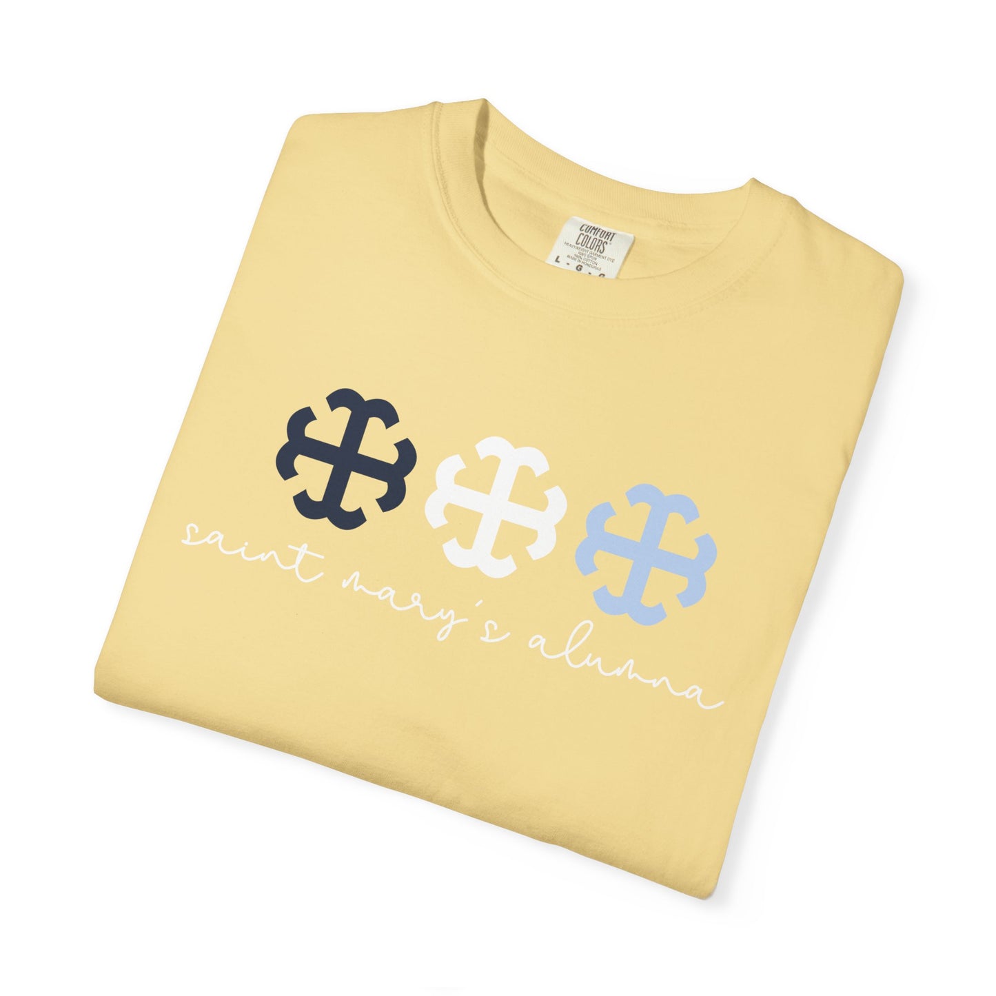 Saint Marys College French Cross Alumna Tee | Belles | Smick | Better in Blue Co.
