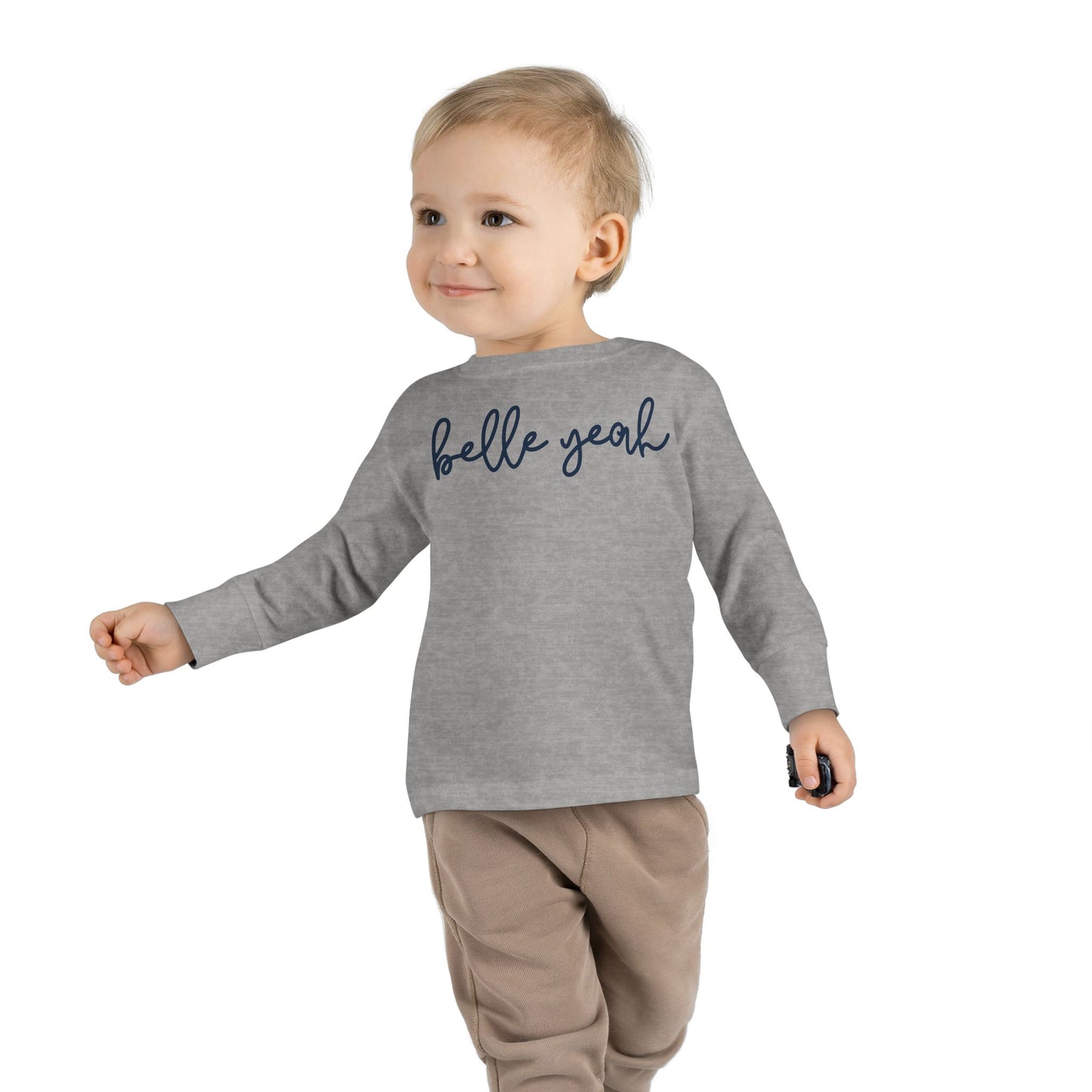 Toddler Saint Mary's College Belle Yeah Long Sleeve Tee | Better in Blue Co.
