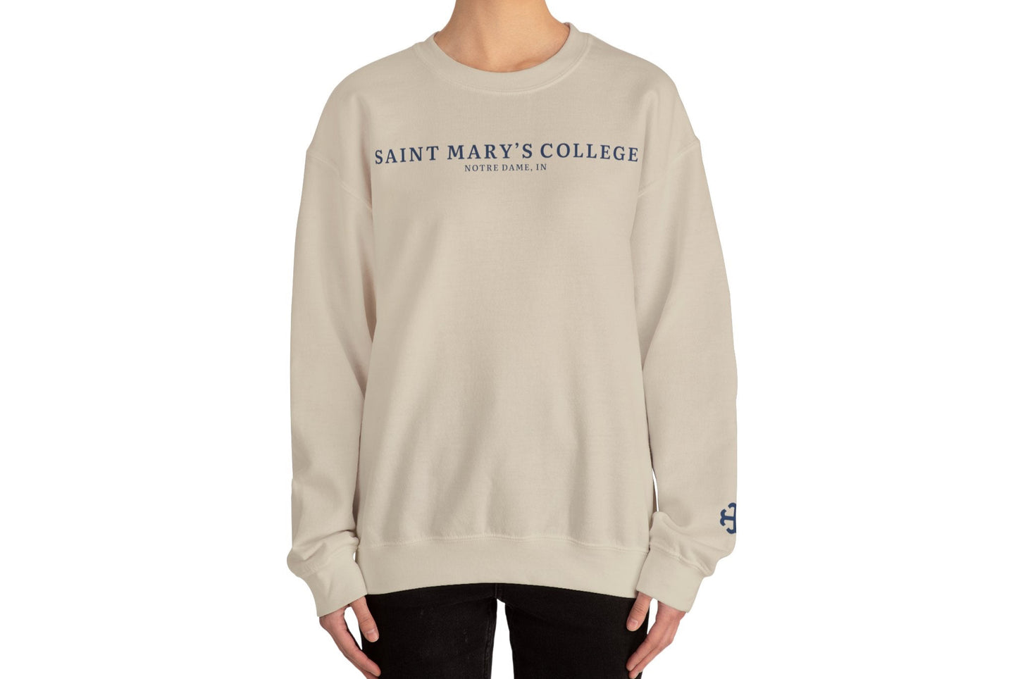 Saint Mary's College Lightweight Crewneck | Notre Dame, IN | Smick | Belles | Better in Blue Co.