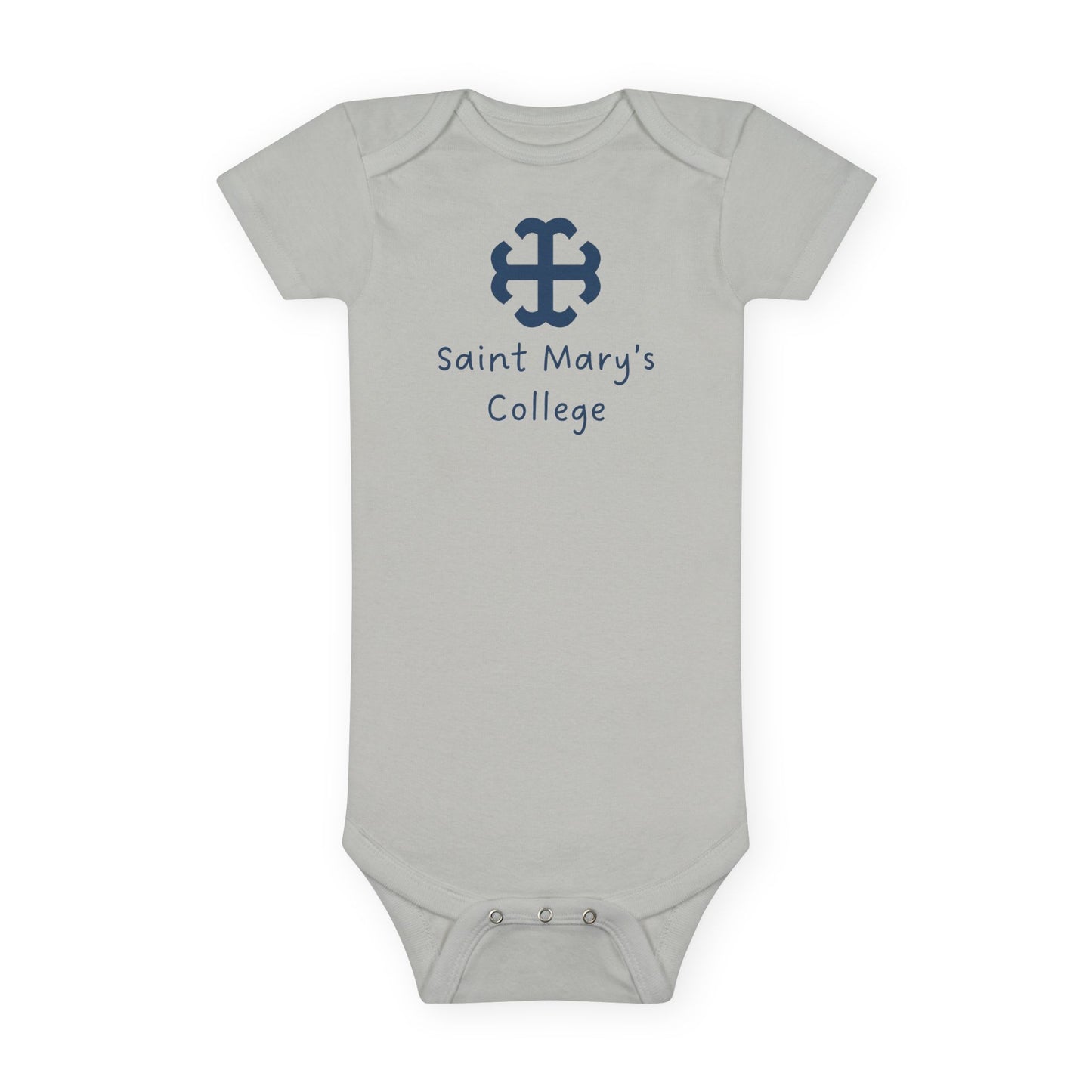 Saint Mary's College Baby Onesie | French Cross | Better in Blue Co.