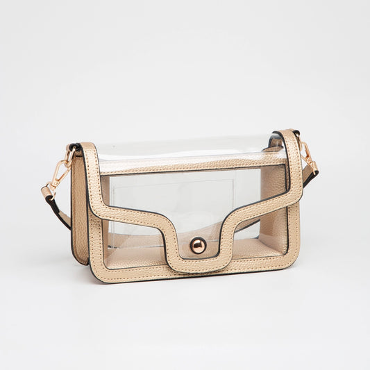 Clear Envelope Shoulder Bag for Stadium | Game Day | Notre Dame | Belles | Saint Mary's College | Better in Blue Co.
