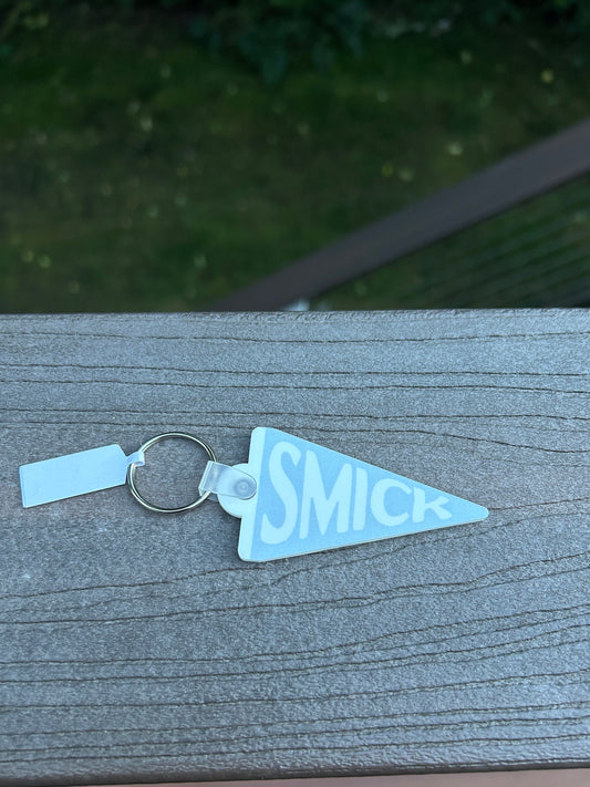 SMICK Pennant Flag Keychain | Belles Blue