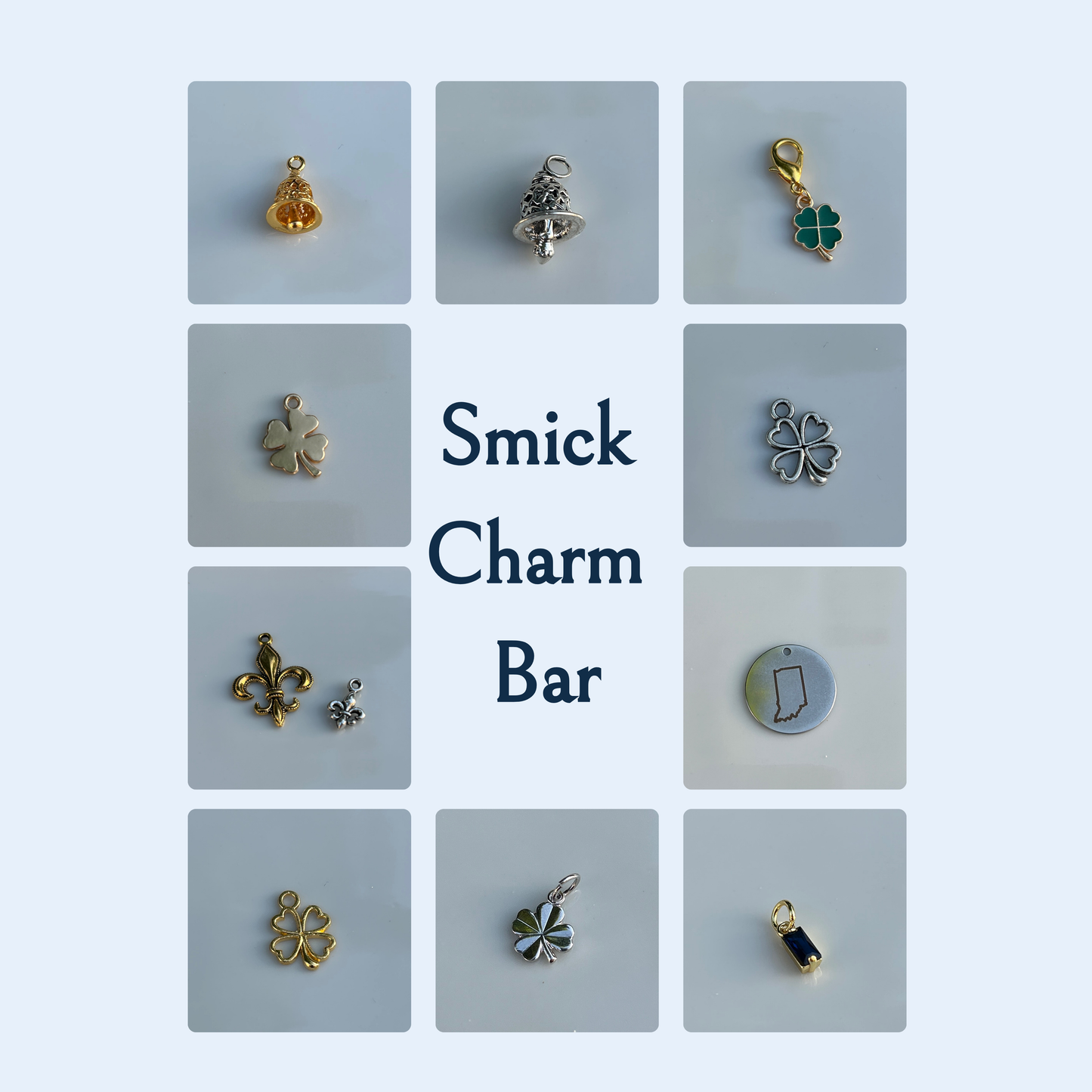 Better in Blue Co. Bag Chain for Tote Bag | Belles | Shamrock | Bag Charms