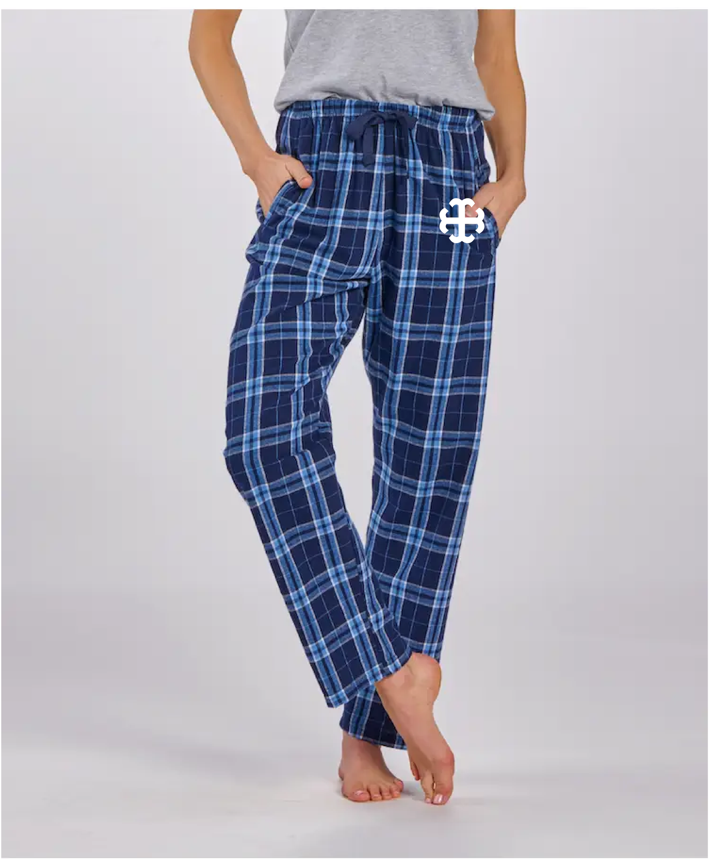 Saint Mary's College Plaid Flannel Pajama Bottoms | French Cross | Clover | | Shorts | Pants