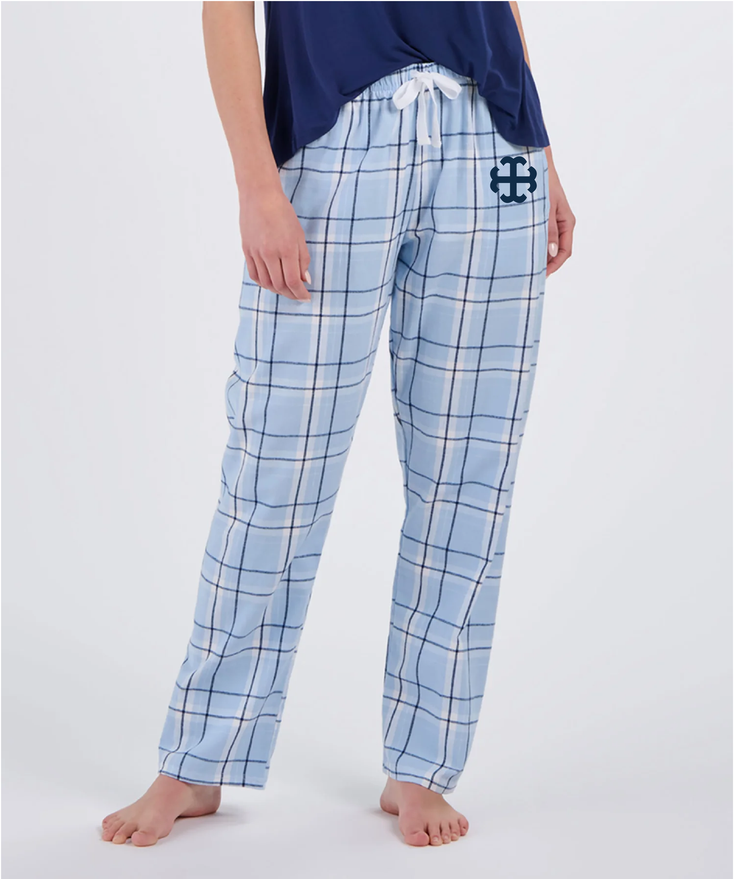 Saint Mary's College Plaid Flannel Pajama Bottoms | French Cross | Clover | | Shorts | Pants