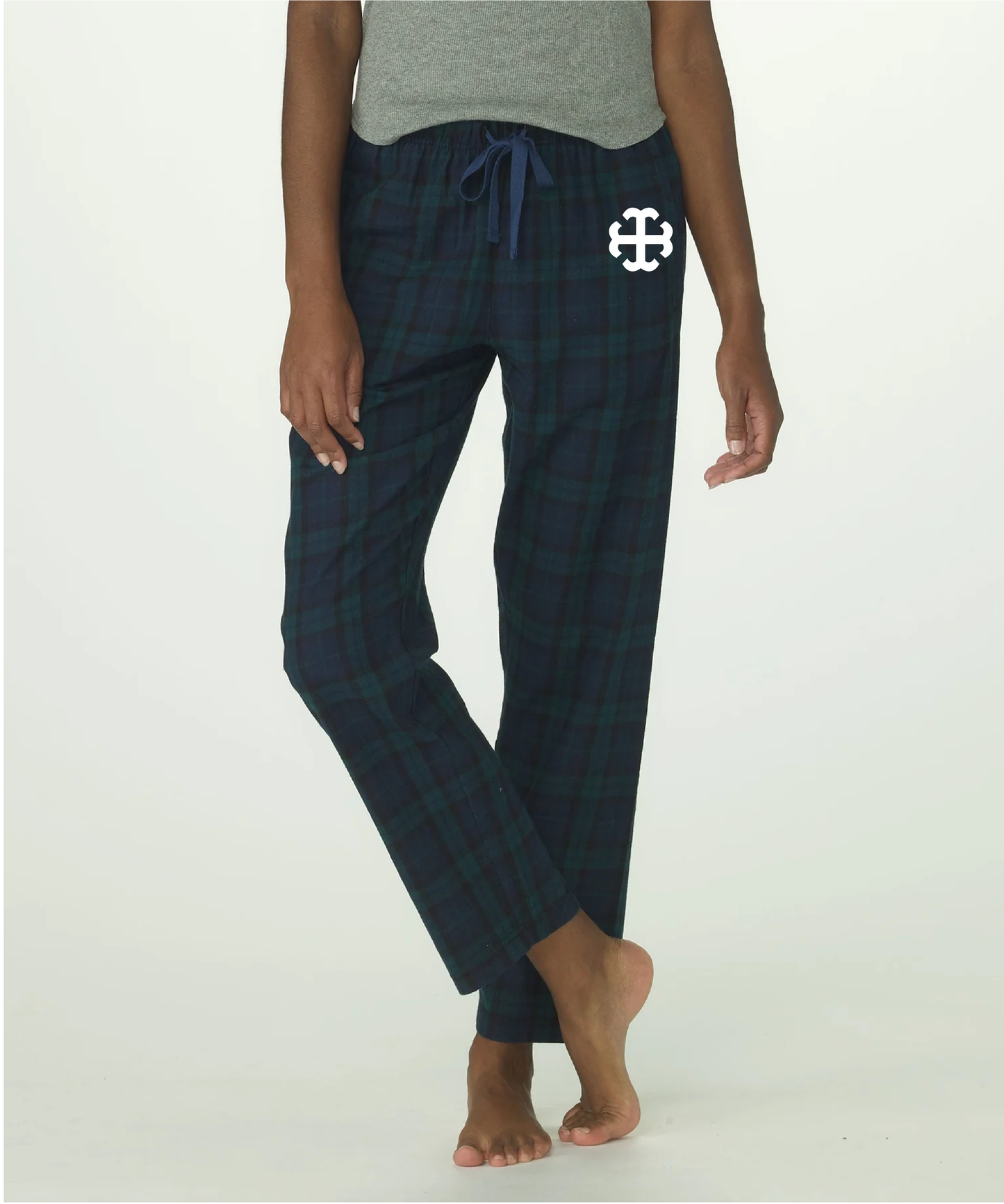 Saint Mary's College Plaid Flannel Pajama Bottoms | French Cross | Clover | | Shorts | Pants