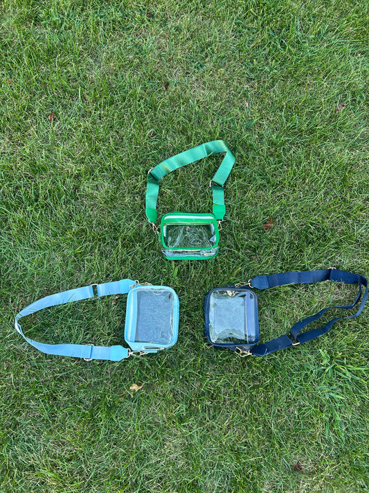 Better in Blue Co. Clear Bag for Stadium | Crossbody  | Game Day | Notre Dame | Belles