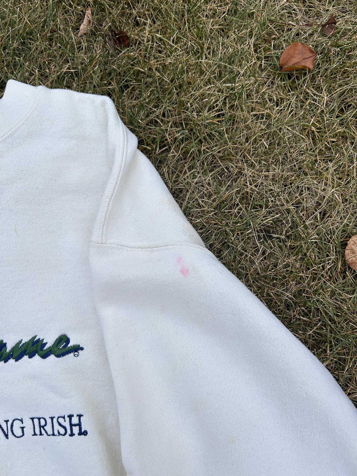 Vintage Notre Dame 90s Script Sweatshirt XL