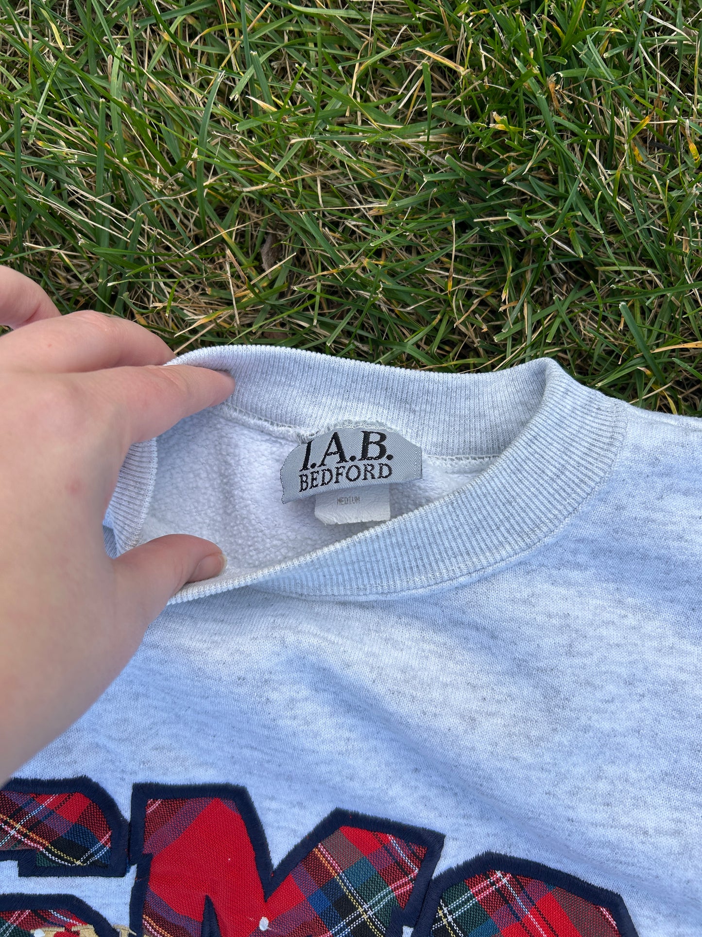 Saint Mary's College Vintage Medium Plaid Sweatshirt