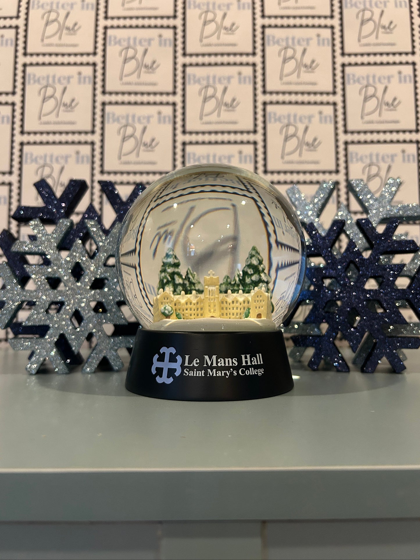 Le Mans Snow Globe | Notre Dame, IN | Belles | French Cross | Custom Made