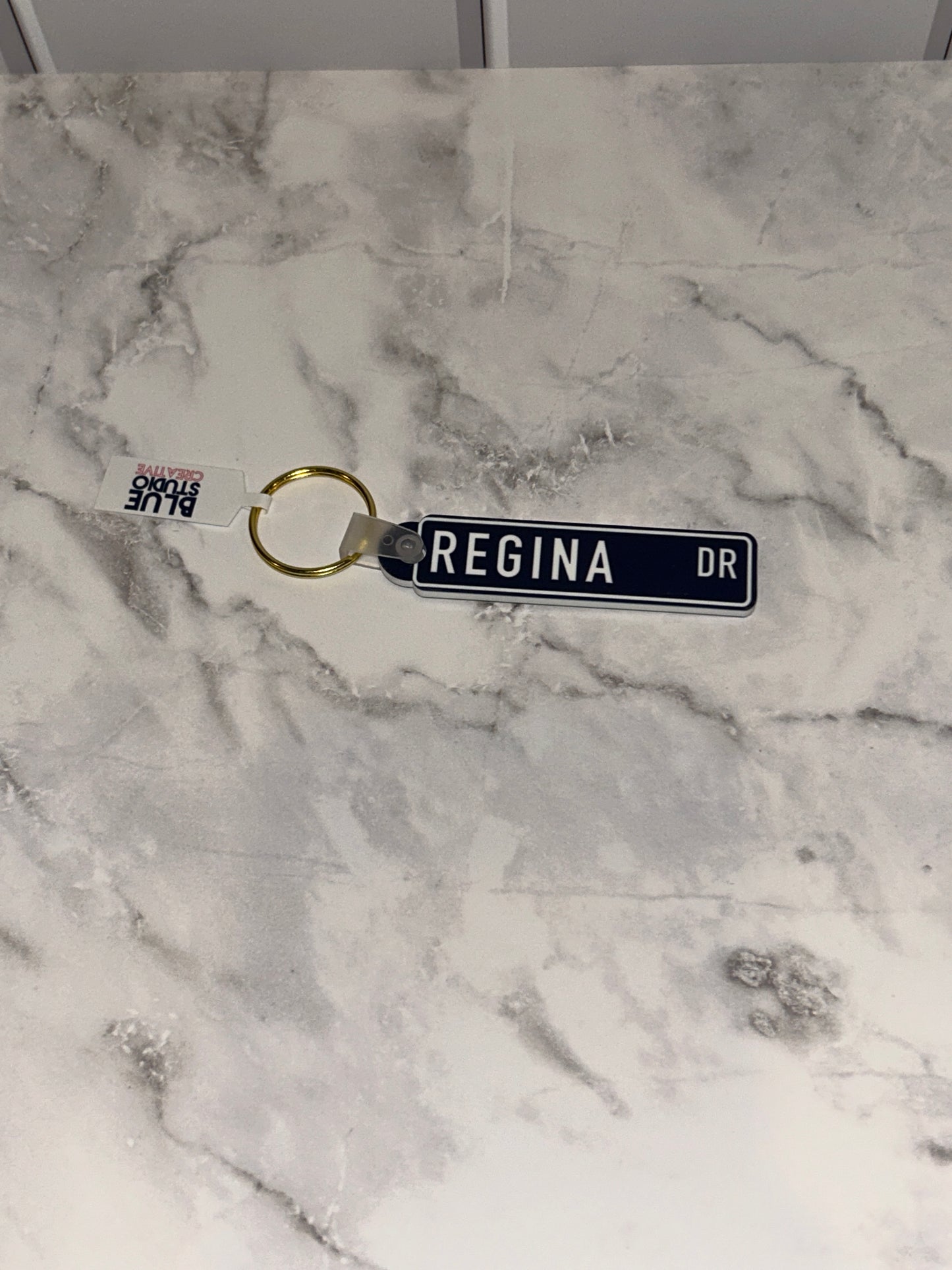 Saint Mary's College Keychains | The Avenue | The Ave | Le Mans Dr | Better in Blue Co.