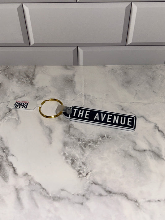 Saint Mary's College Keychains | The Avenue | The Ave | Le Mans Dr | Better in Blue Co.