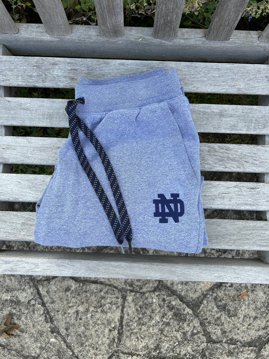 Notre Dame Gray Under Armour Jogger Sweatpants Large