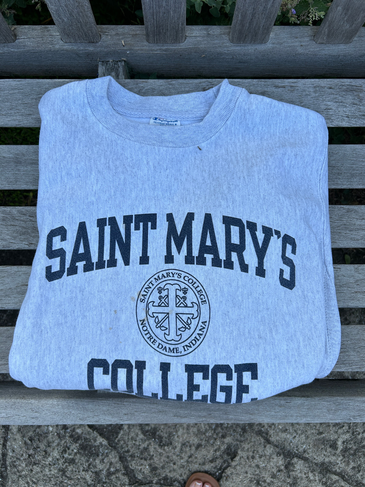 Saint Mary's College Champion Reverse Weave Crewneck Small or Medium
