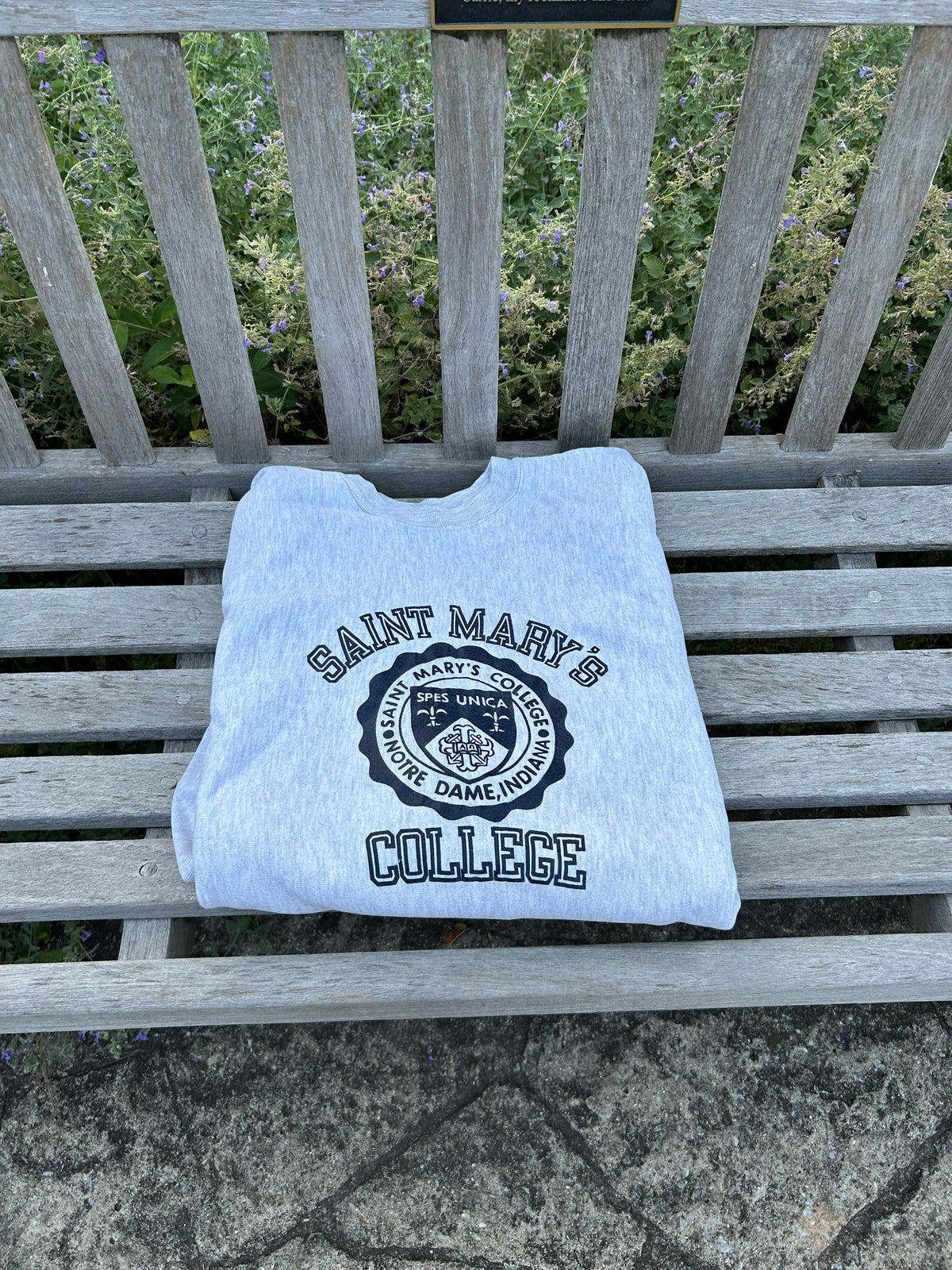 Vintage Saint Mary's College 90s Sweatshirt Pro Weave Large