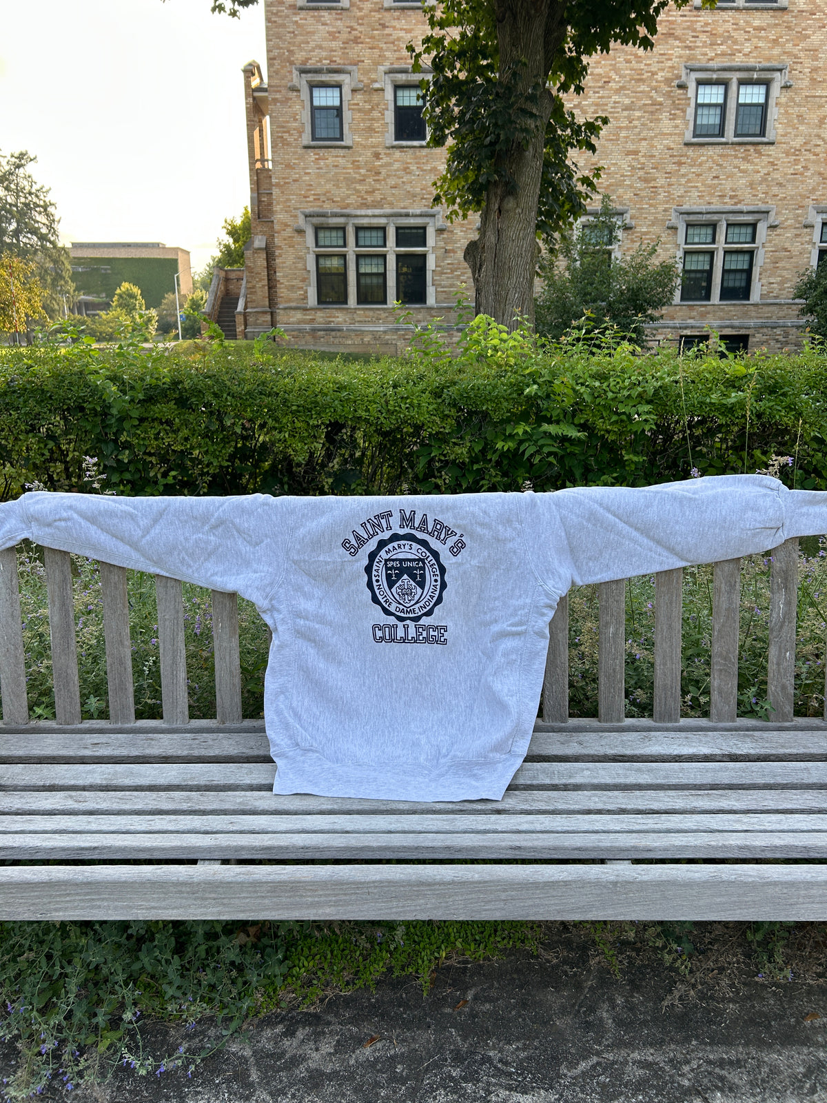 Vintage Saint Mary's College 90s Sweatshirt Pro Weave Large