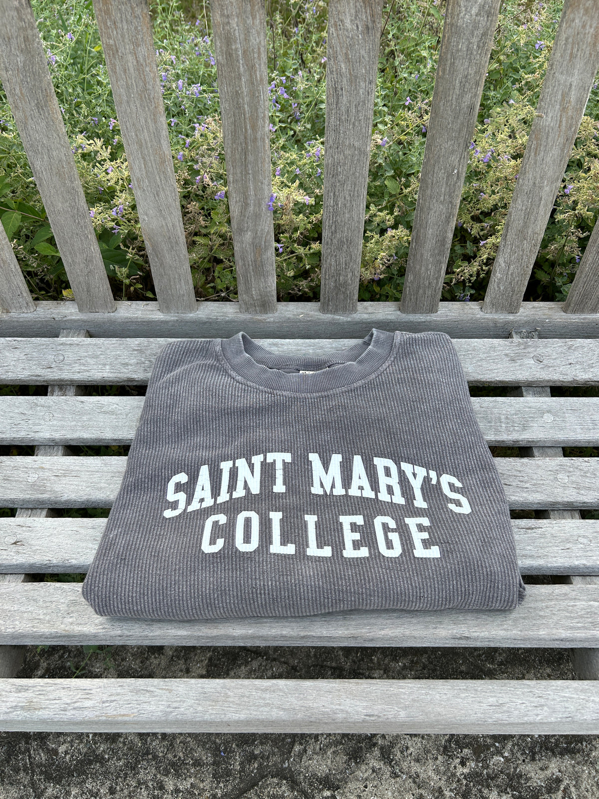 Saint Mary's College chicka-d Gray/Brown Fleece Pullover | Small
