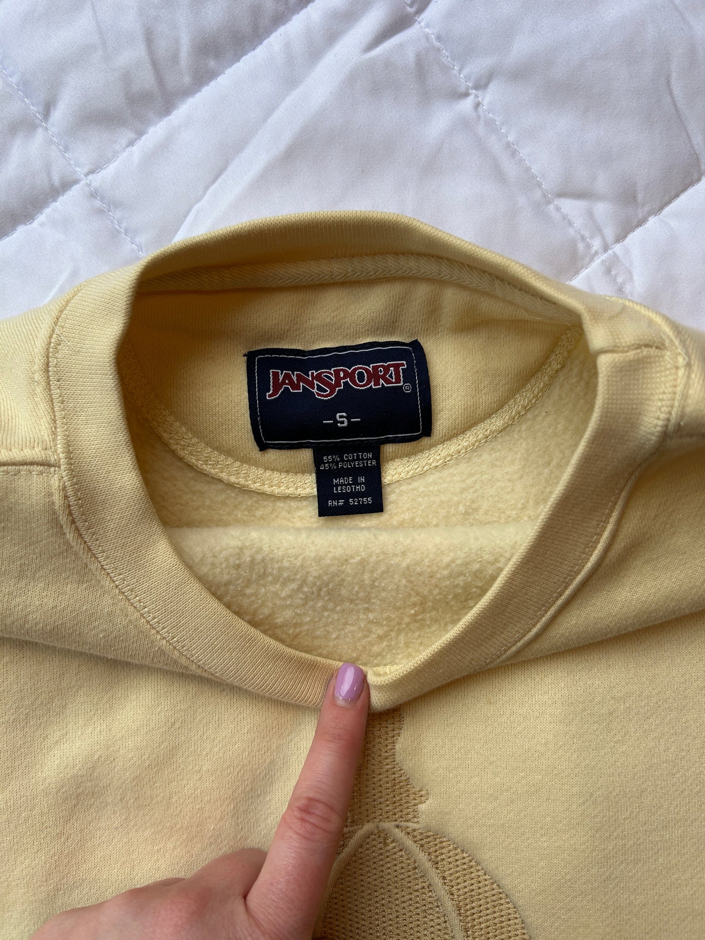 Notre Dame Cropped Gold Jansport Sweatshirt