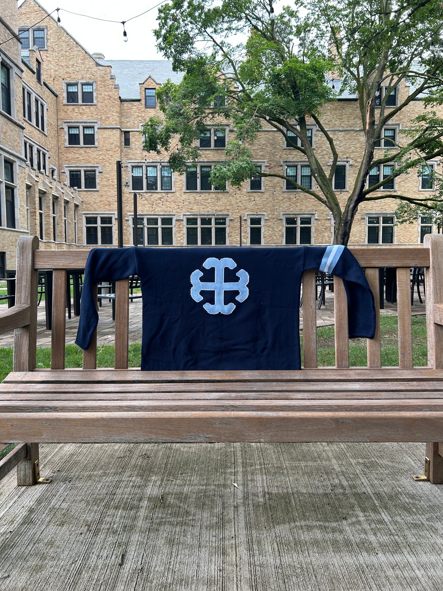The French Cross Sweater | Saint Mary's College | Two Versions | Navy | Belles Blue | White | Better in Blue Co.