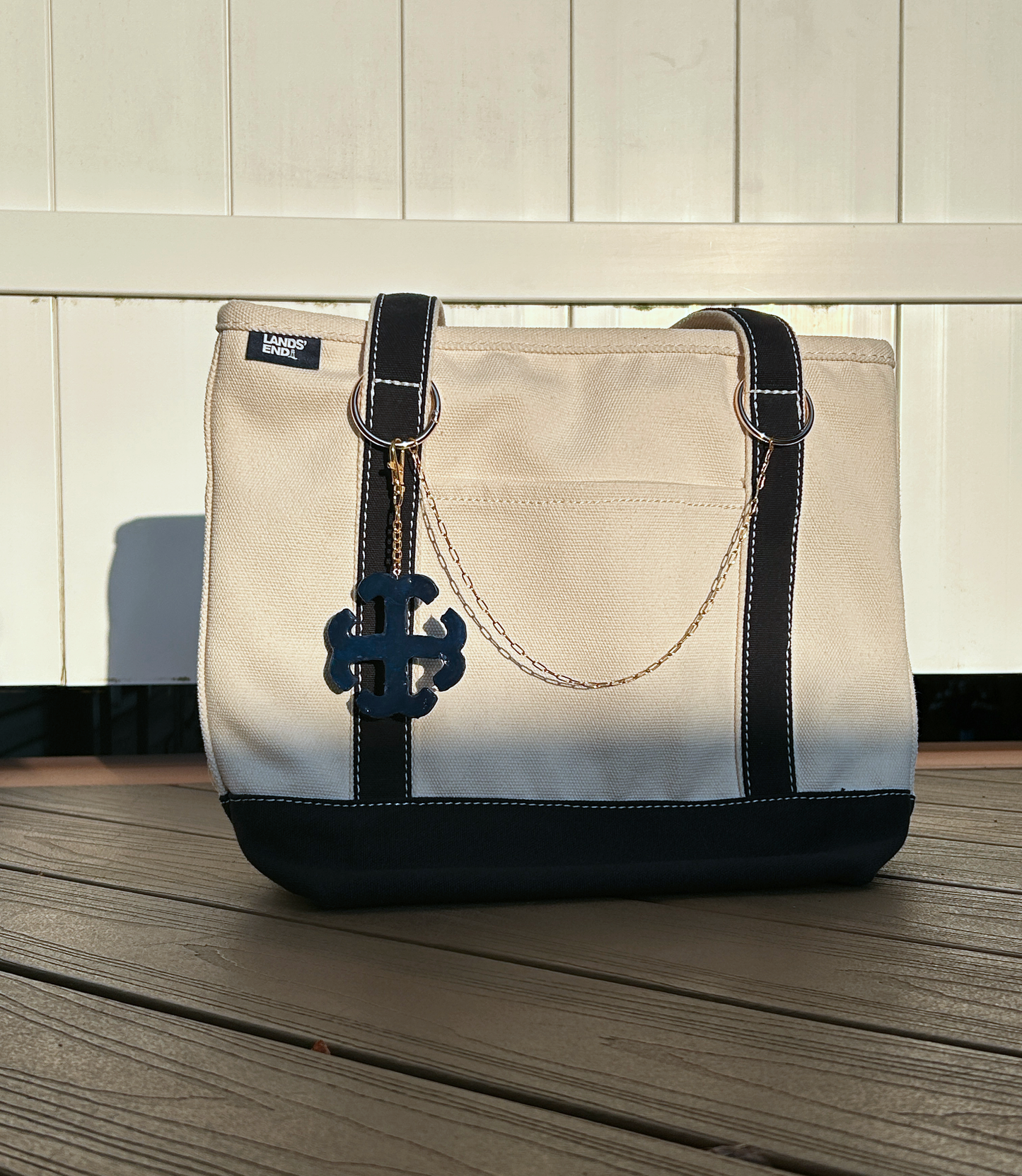Saint Mary's College French Cross Bag Charm | Keychain | Belles Blue | Better in Blue Co.