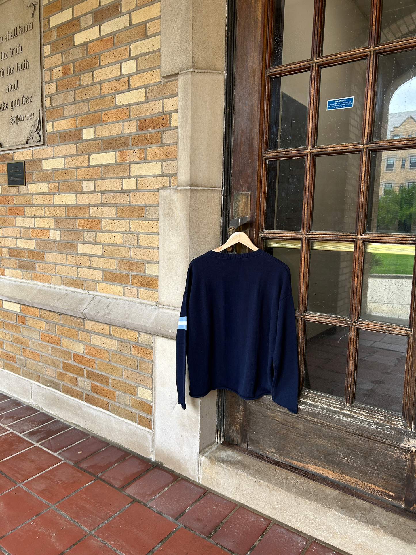 The French Cross Sweater | Saint Mary's College | Two Versions | Navy | Belles Blue | White | Better in Blue Co.