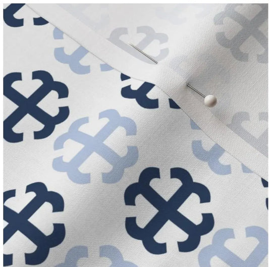 Saint Mary's College Custom Fabric | Cotton | Fleece | Better in Blue Co.